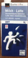 Milch • Latte 3,5 % Milchfett • di grasso