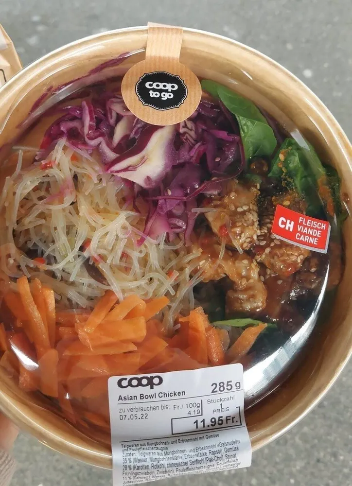 Asian bowl chicken
