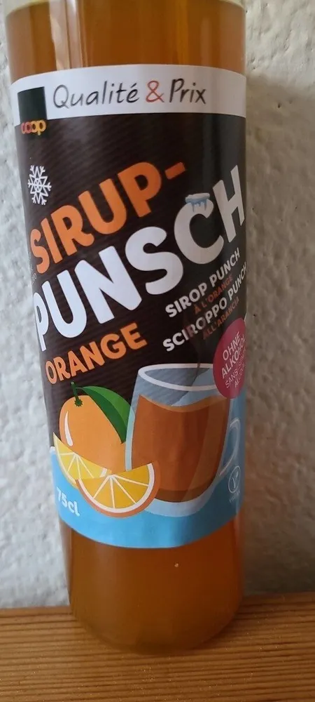 Sirup-Punsch Orange