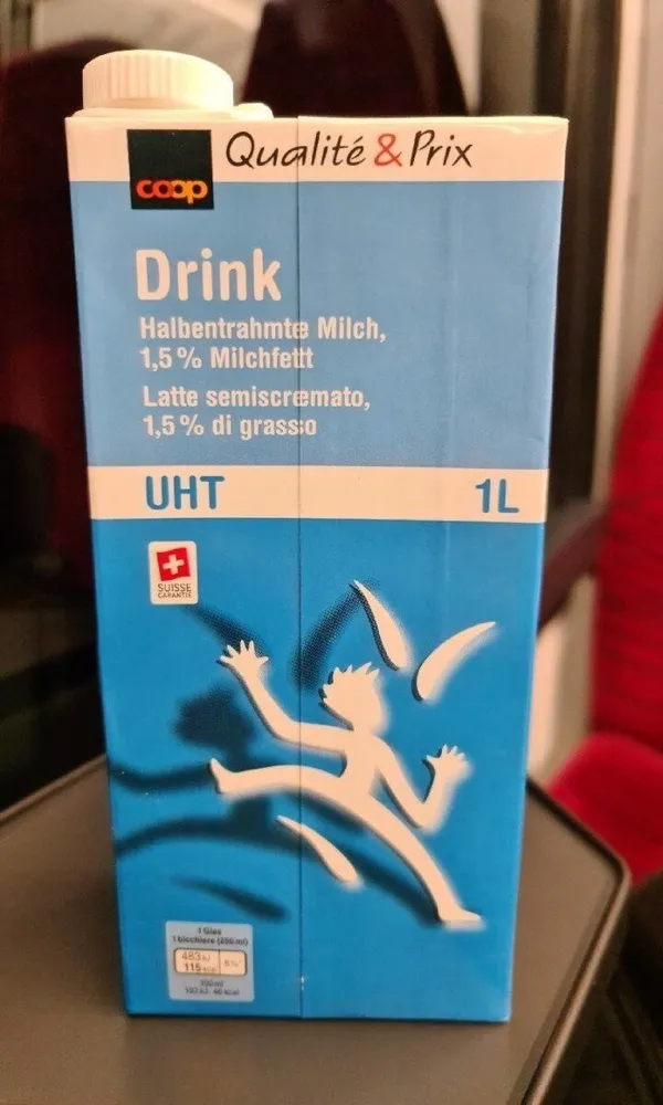 Halbntrahmte Milch, 1.5% Milchfett