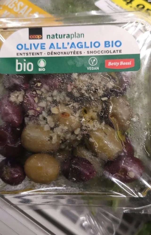 Olive all'aglio bio