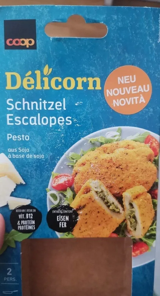 Schnitzel escalopes au pesto