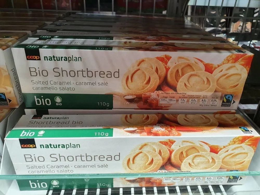 Bio Shortbread - caramel salé