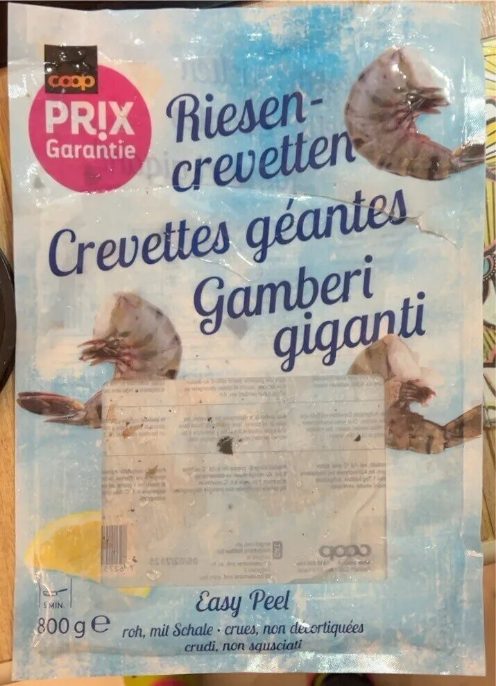 Crevettes géantes