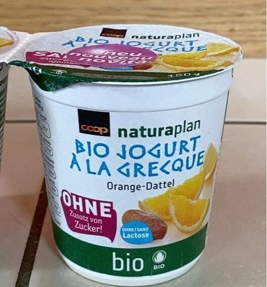 Yoghurt à la Grecque Orange-Dattes