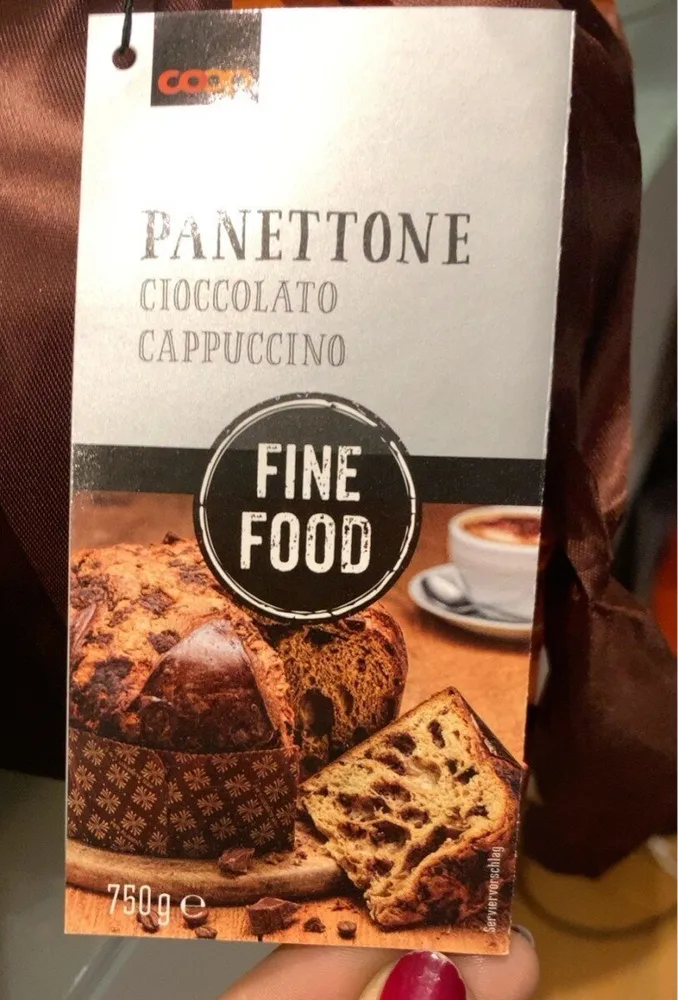 Panettone cioccolato cappuccino
