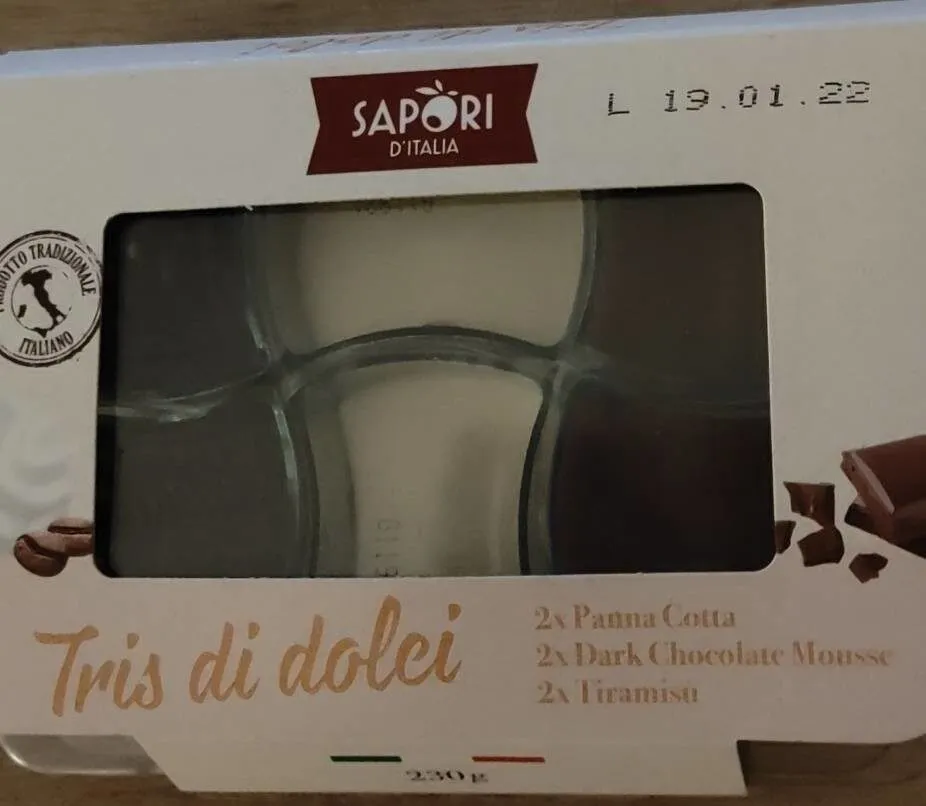 Tris do dolci