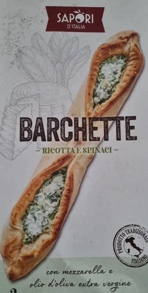Barchette - Ricotta e Spinaci