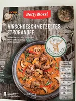 Hirschgeschnetzeltes Stroganoff