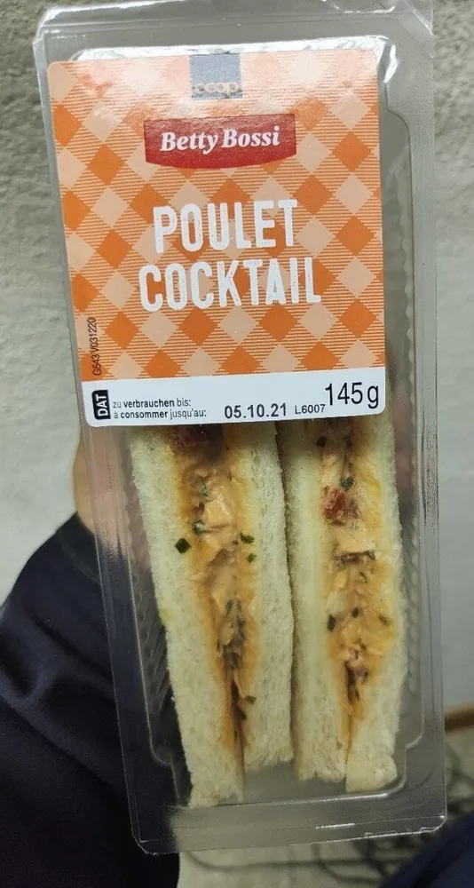 Sandwich poulet cocktail