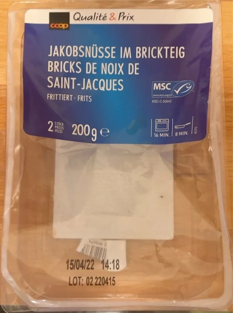 Brique de noix de St-Jacques