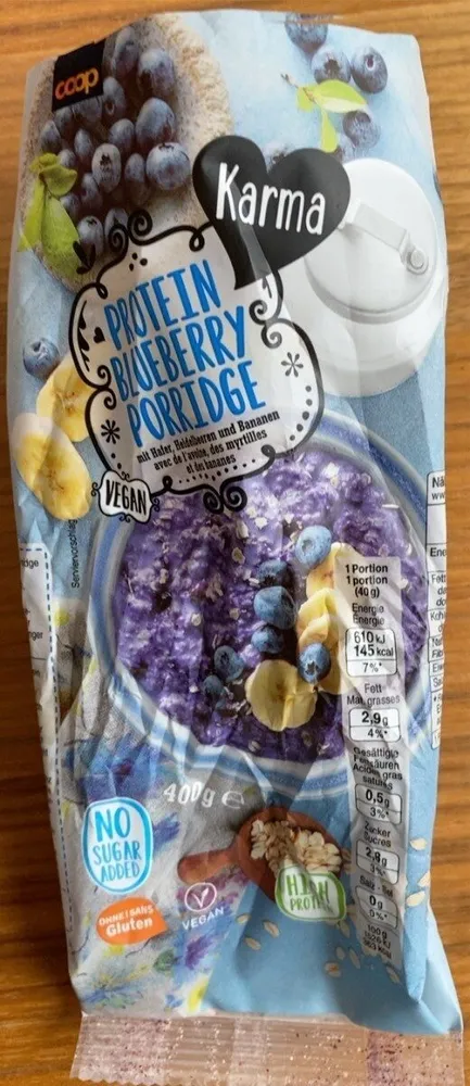 Blueberry porridge