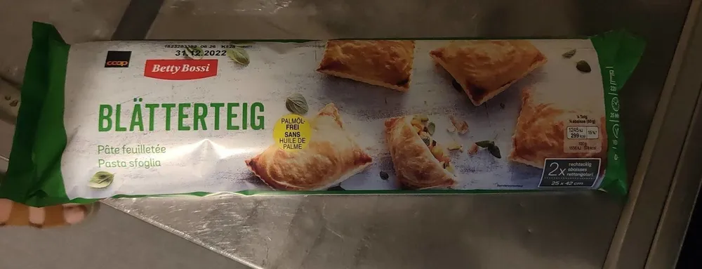 Blätterteig pasta sfolgia