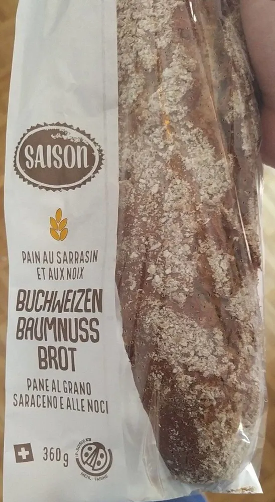 Pain au sarrasin et aux noix