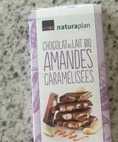 Naturaplan chocolat au lait & amandes caramélisées