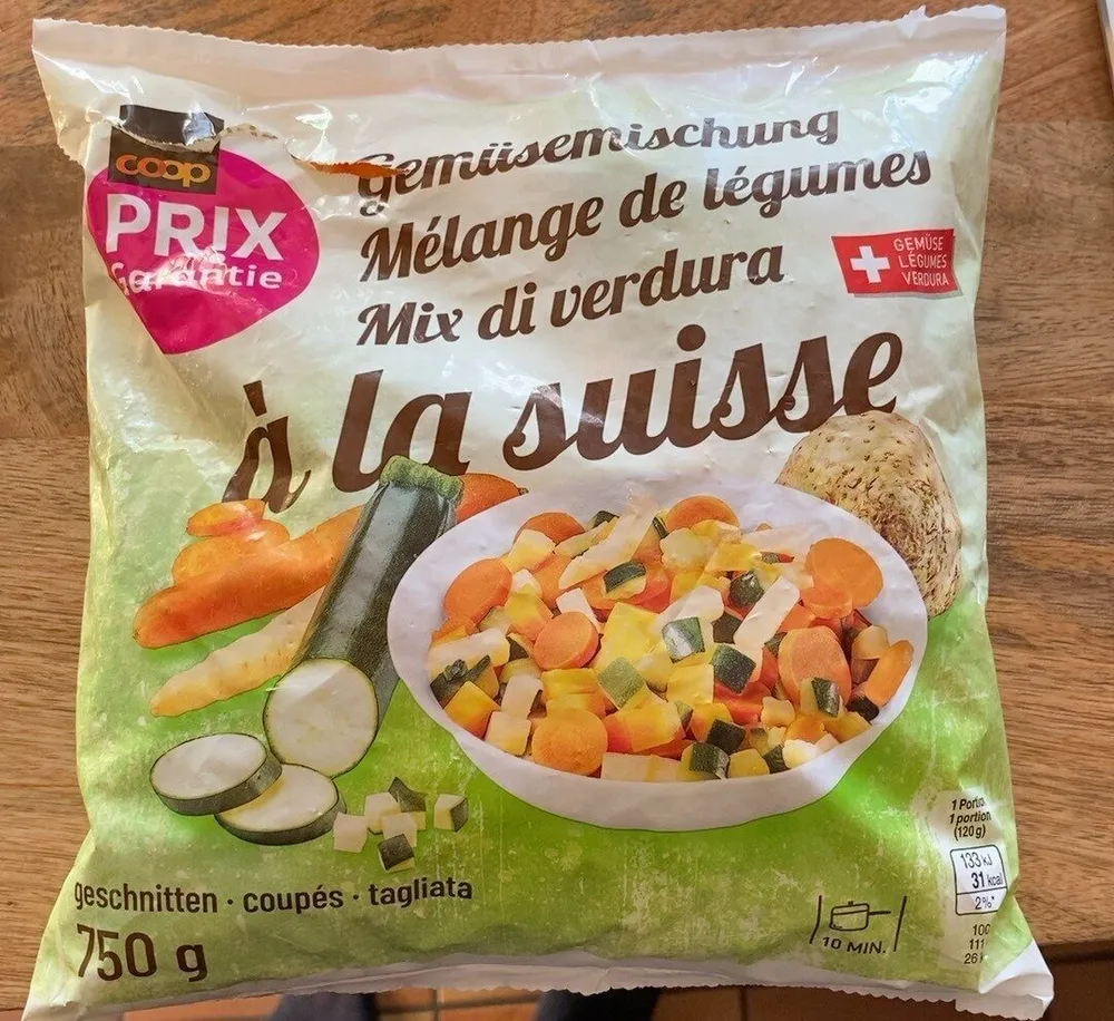 Mélange de légumes à la suisse
