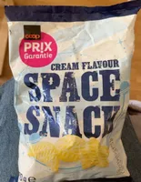 Space snack cream flavour