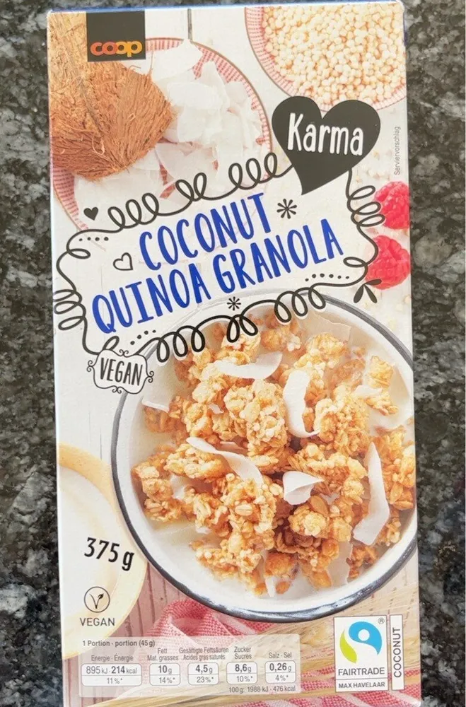 Coconut Quinoa Granola