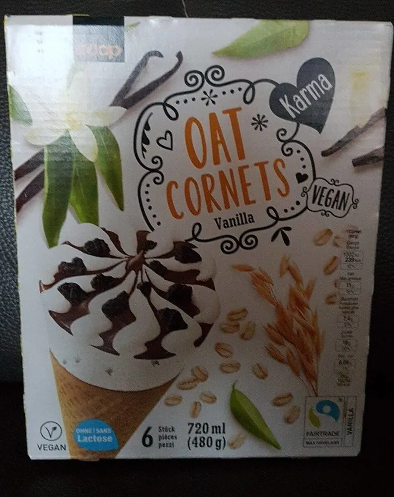 Oat Cornets Vanilla