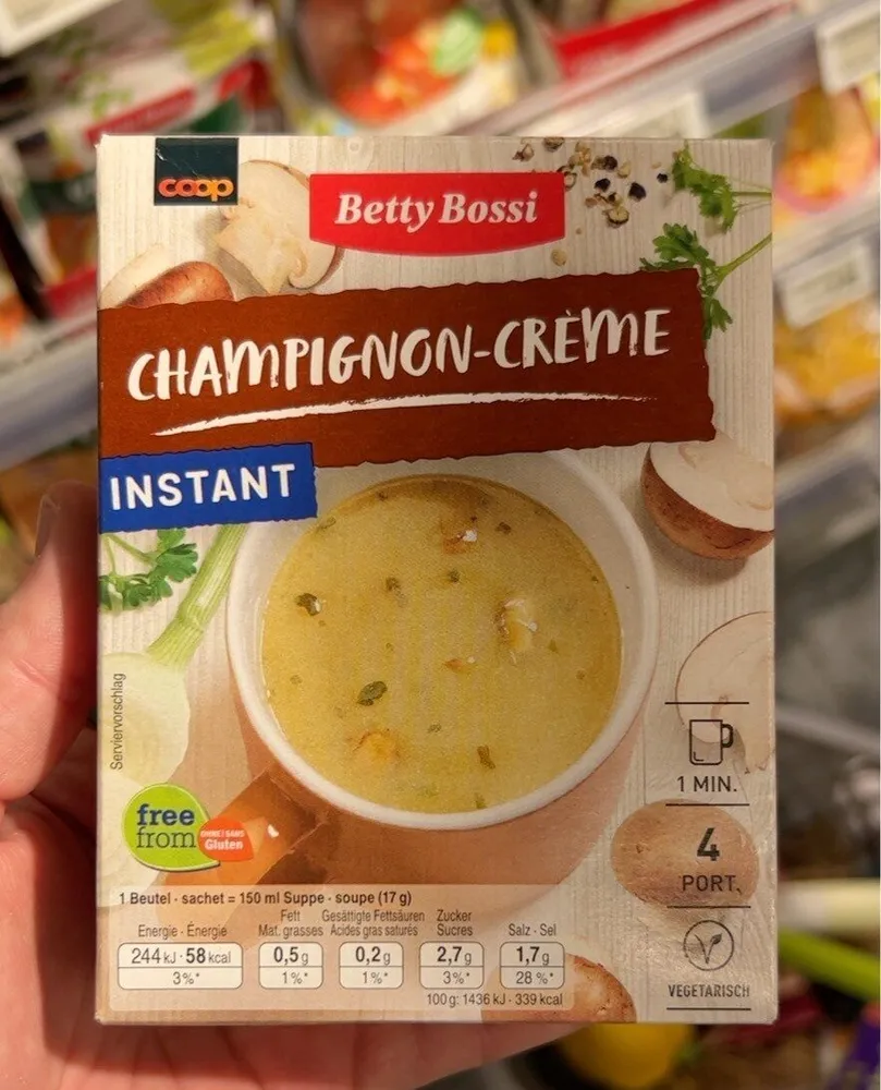 Champignons creme