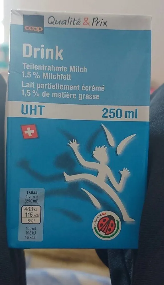Drink Lait partiellement écrémé