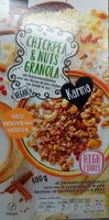 Chickpea and nuts granola