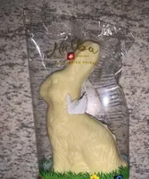 Lapin en chocolat blanc