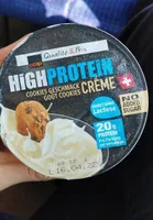 High protein cookies crème