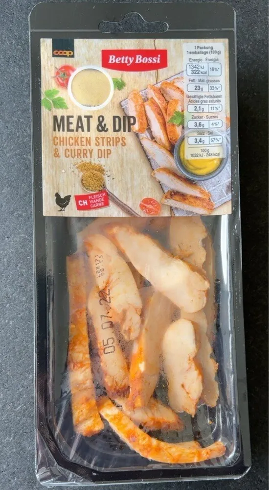 Chicken Strips & Curry Dip