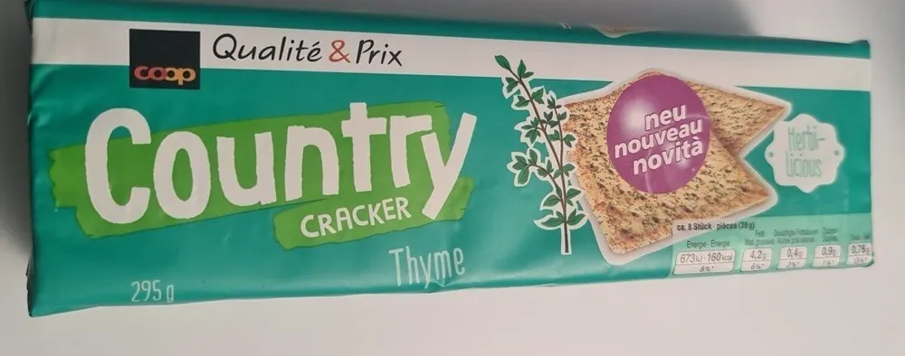 Contre cracker thyme