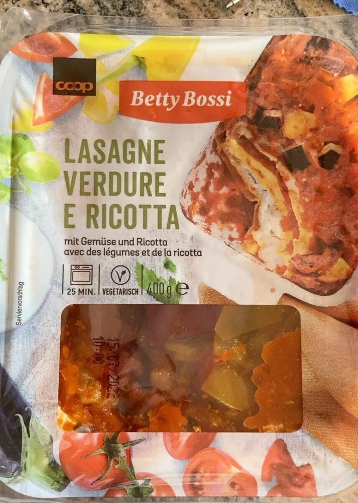 Lasagne verdure e ricotta