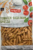 Spätzli aux tomates et basilic