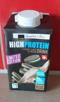 Hight protein drink cookie taste et cream