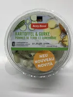 Pommes de terre et concombre