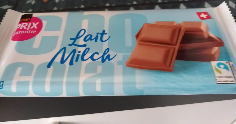 Lait Milch Schokolade