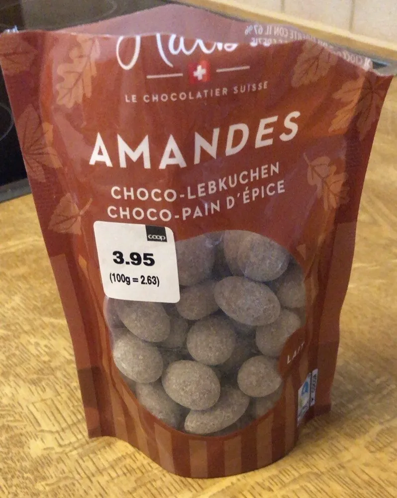 Amandes choco pain d’épices