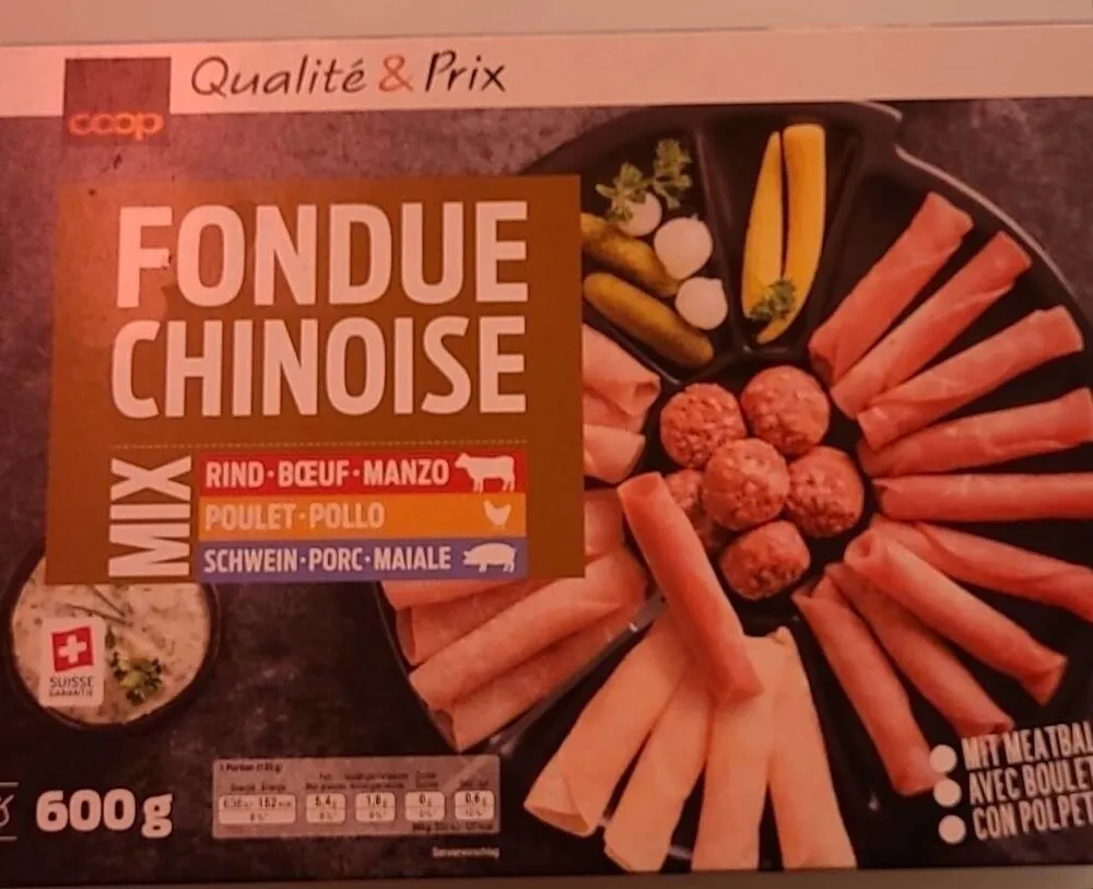 Fondue chinoise