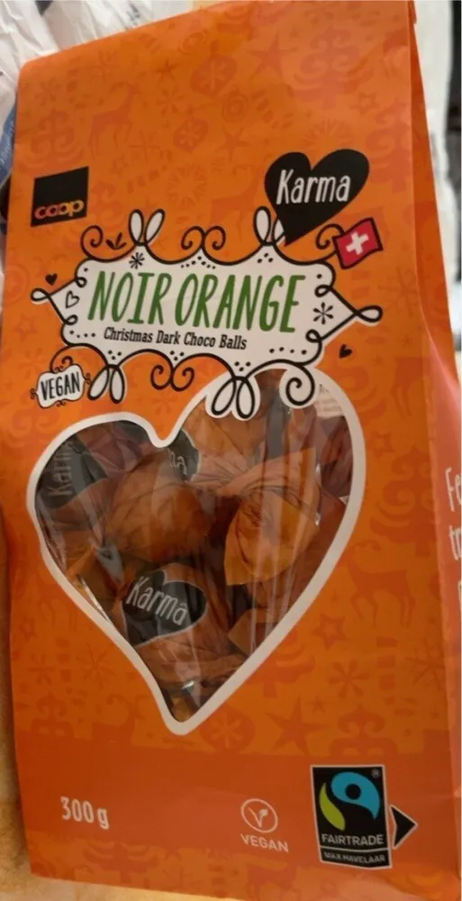 Noir Orange choco balls