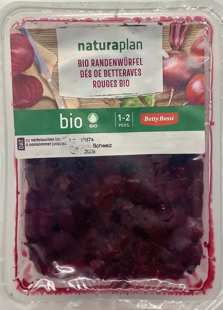 Bio Randenwürfel / Dés de betteraves rouges bio
