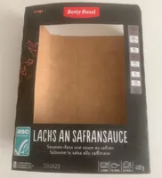 Saumon dans une sauce au safran