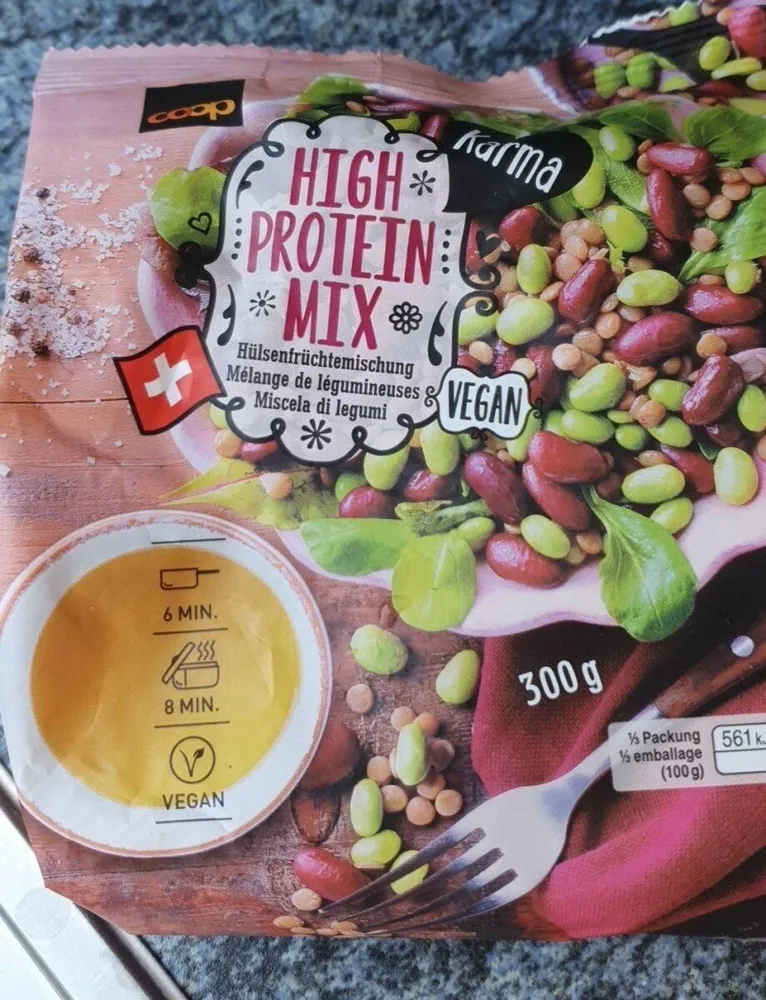 High protein mix