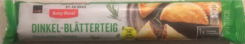 Pâte feuilletée épeautre