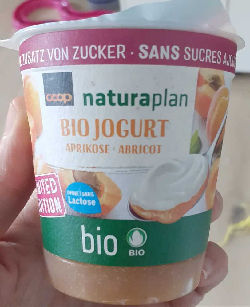 Yaourt bio abricot