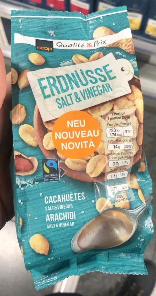 Erdnüsse salt & vinegar