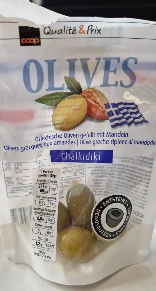 Olives grecques aux amandes