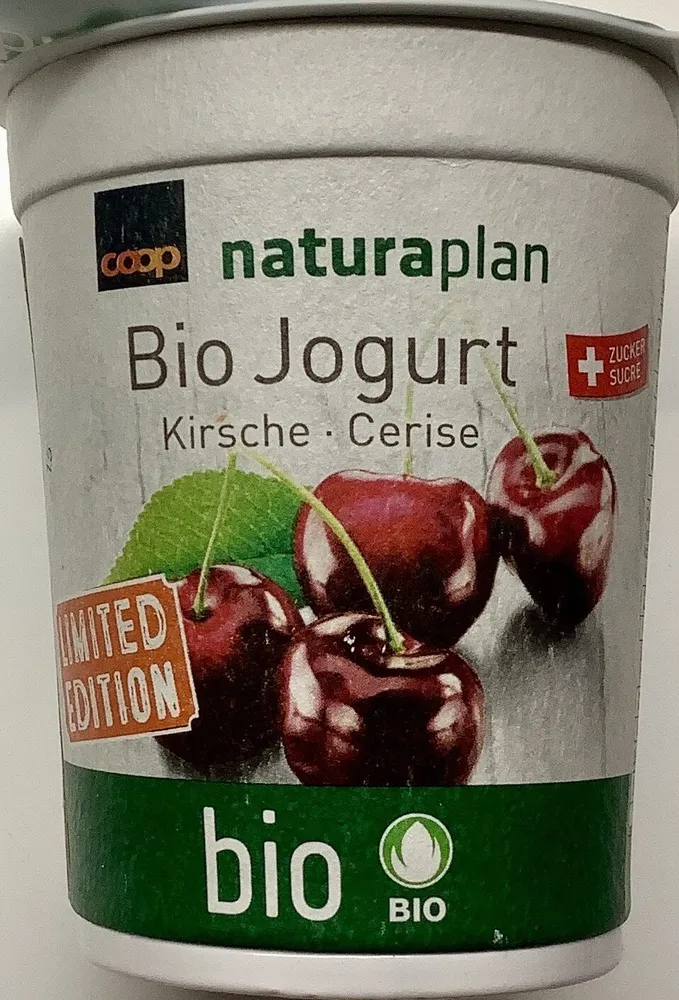 Bio yogourt cerise