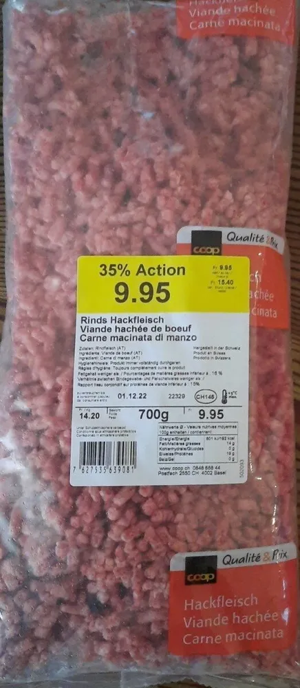 Carne macinata di manzo