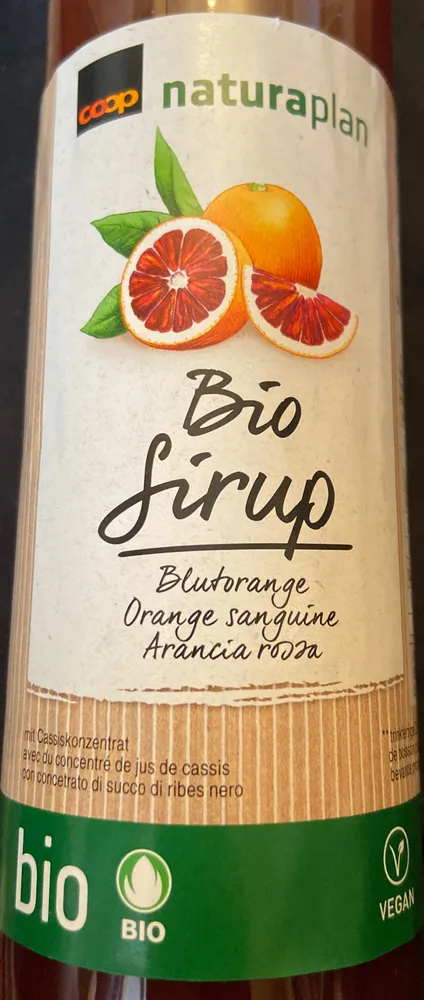 Bio Sirup Blutorange
