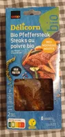 Steaks au poivre bio