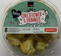Chou-fleur et purée de pois chiches